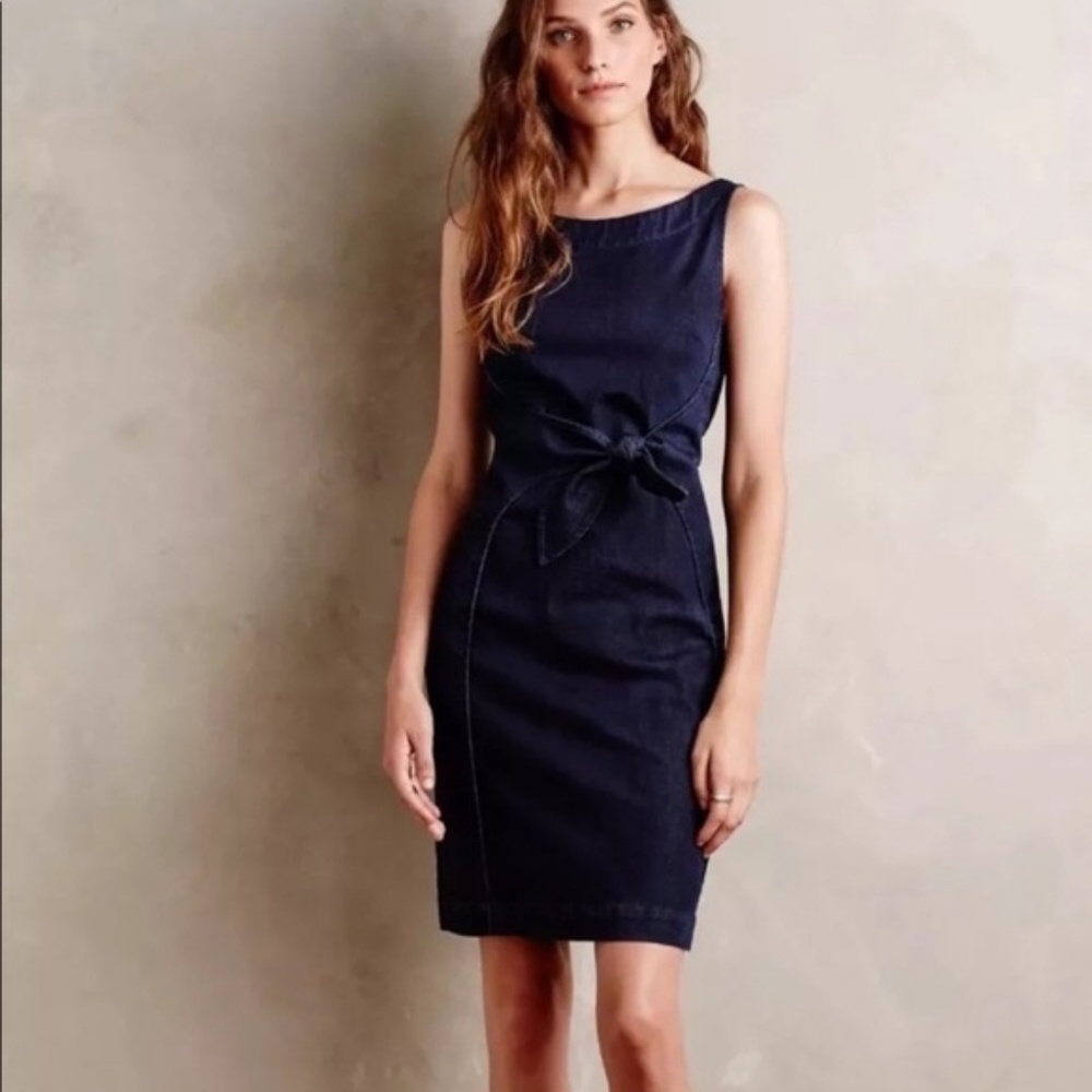 Anthropologie Holding Horses Clara Denim Dress - Picture 2 of 8